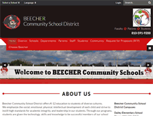 Tablet Screenshot of beecherschools.org